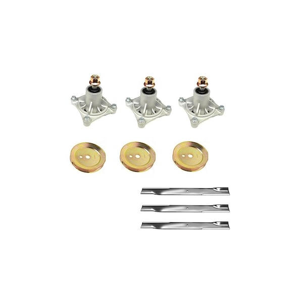 Aic Replacement Parts Deck Rebuild Kit Fits Hustler Raptor 52 - 604214 603995 603988 KT-LAE40-0094-RAP - main